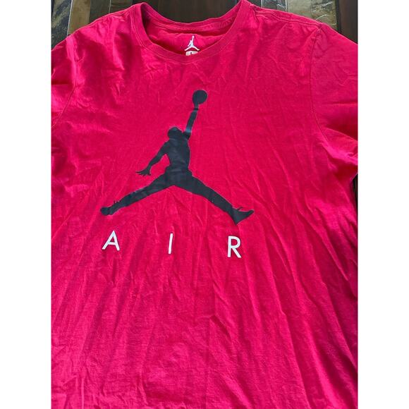 Nike AIR MICHAEL JORDAN No 23‎ CHICAGO BULLS L T-Shirt RED - Picture 1 of 8